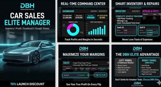 Digital Business Hub Ultimate Automotive Business Suite 3-in-1 bundle with software tools for automotive business management