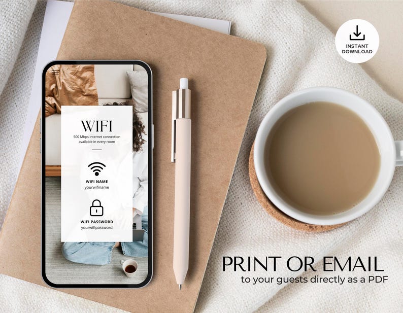 Ultimate Airbnb Host Bundle: Professional Welcome Book, Signage & Cleaning Checklist