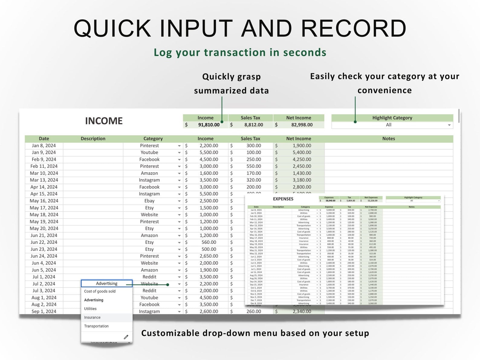 Digital Business Hub Sovereign Business & Tax Matrix showing a detailed chart and data on business and tax strategies.