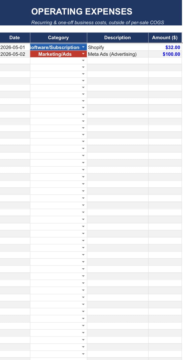 Business Finance Toolkit | Income, Tax, Invoice & Budget Planner Templates