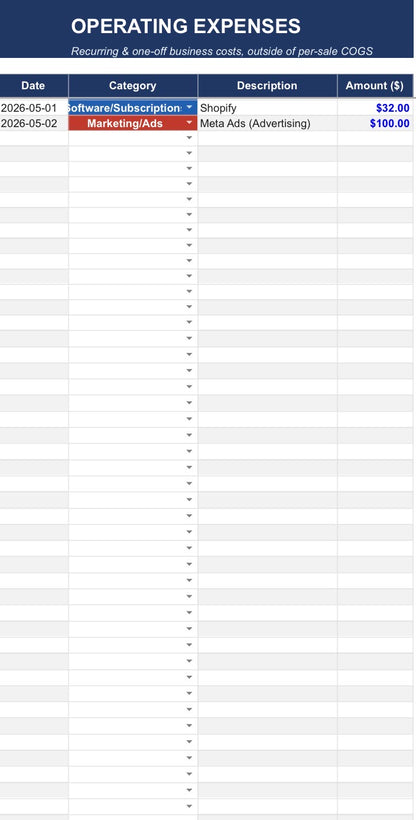 Business Finance Toolkit | Income, Tax, Invoice & Budget Planner Templates