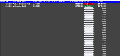 Complete Vehicle Business Management System