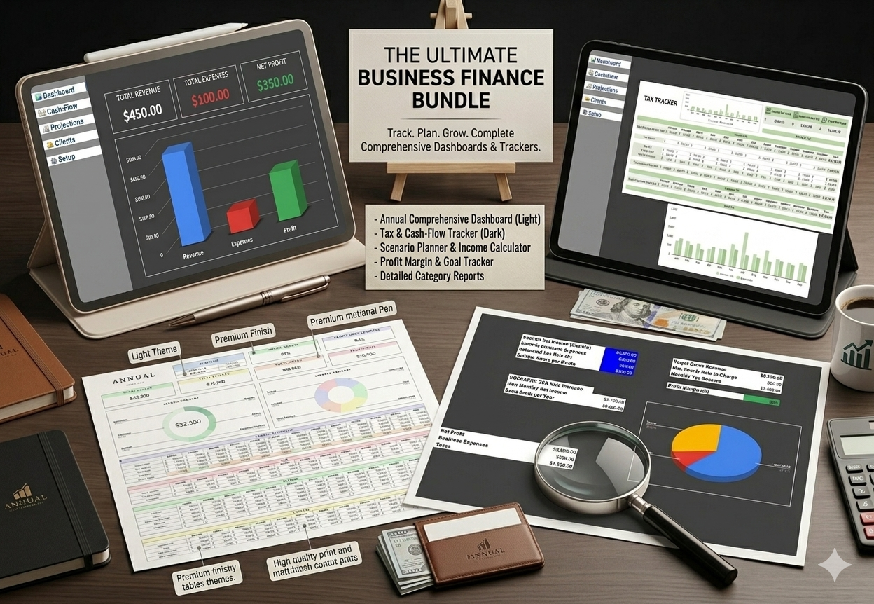 The Ultimate Business Financial Empire: 6-in-1 Comprehensive Finance & Tax Management Suite