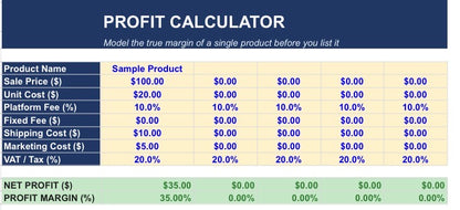 Business Finance Toolkit | Income, Tax, Invoice & Budget Planner Templates