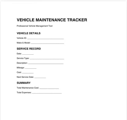 Complete Vehicle Business Management System