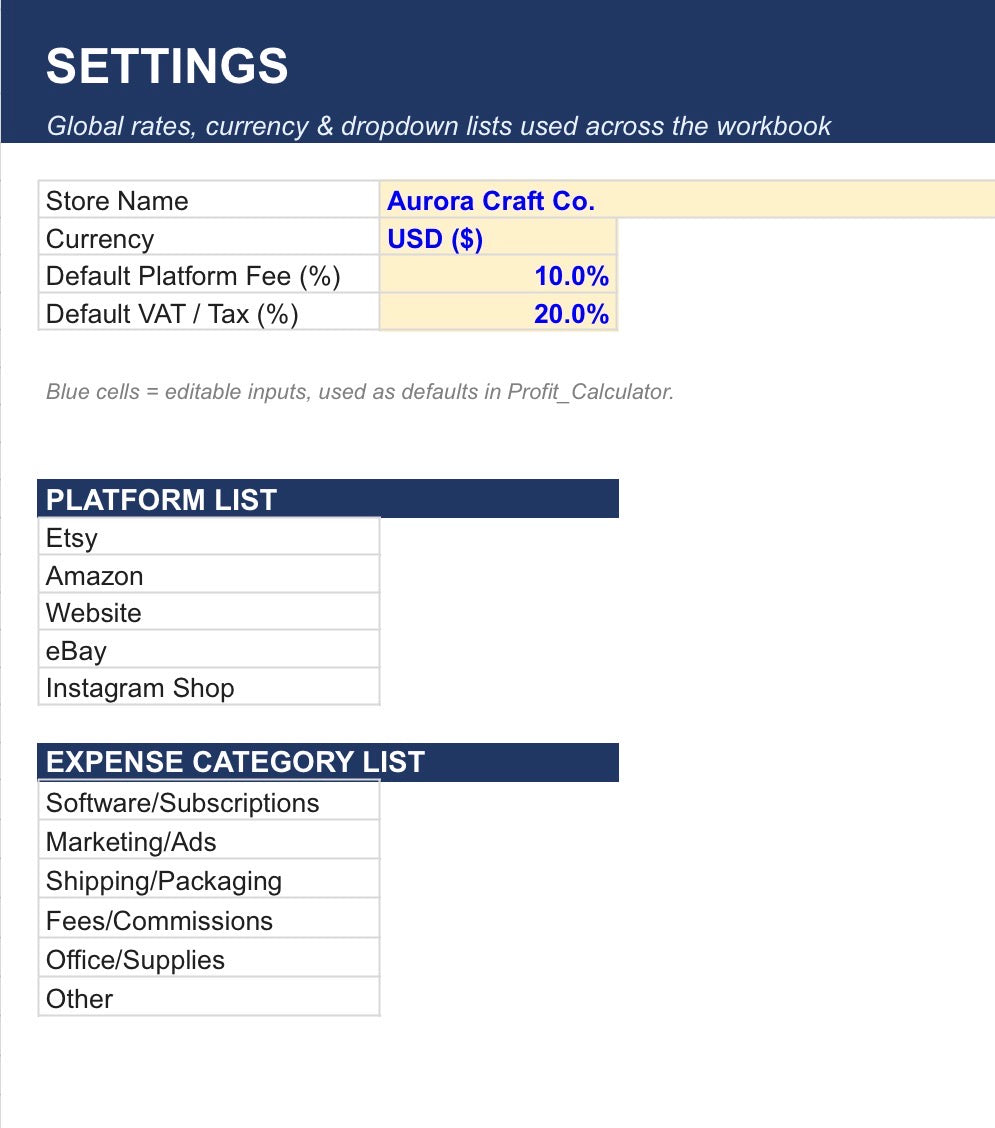 Business Finance Toolkit | Income, Tax, Invoice & Budget Planner Templates