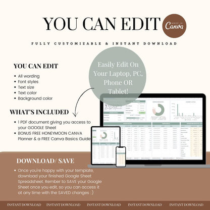 Ultimate Wedding Planner Bundle: Smart Budget, Checklist & Guest List Tracker