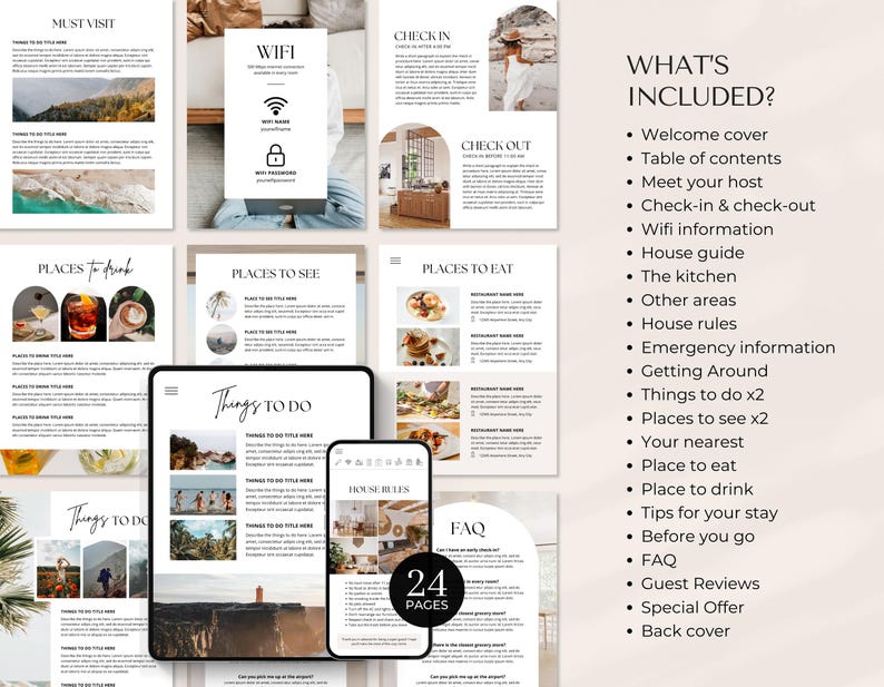 2-1 The Ultimate Airbnb Host Success Bundle: Guest Experience & Profit Tracker
