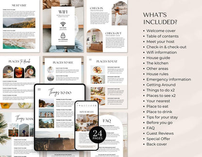 2-1 The Ultimate Airbnb Host Success Bundle: Guest Experience & Profit Tracker
