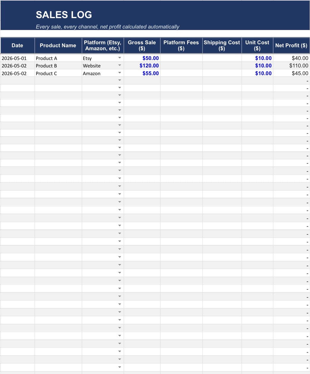 Business Finance Toolkit | Income, Tax, Invoice & Budget Planner Templates