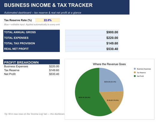 Business Income & Tax Tracker
