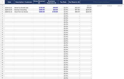 Business Income & Tax Tracker