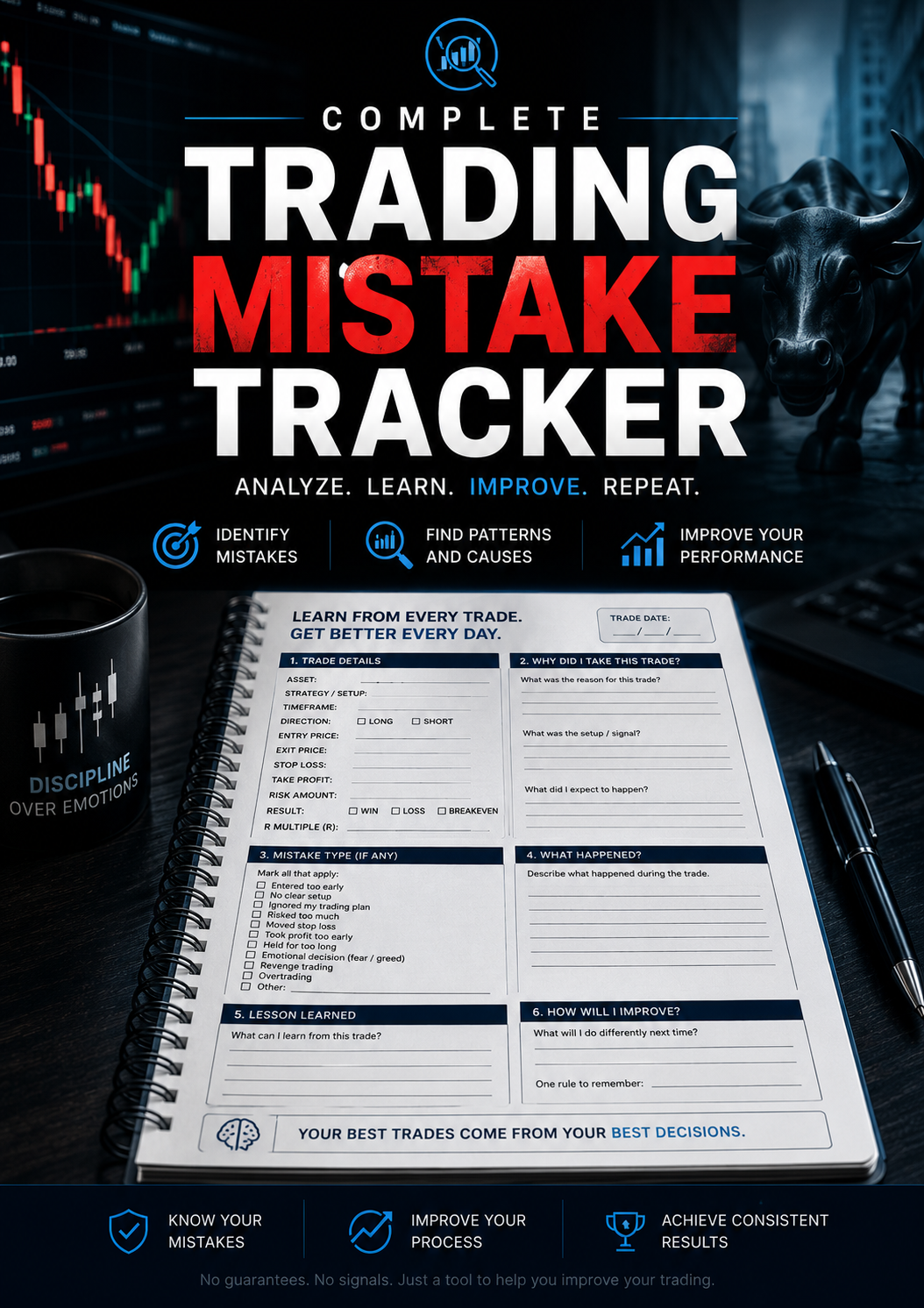 🎁 Complete Trading Mistake Tracker